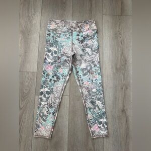 Evolution and Creation Blue and Gray Leggings 💀🌸